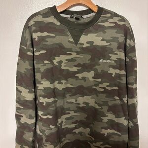 Eddie Bauer Men's Camouflage Sweater